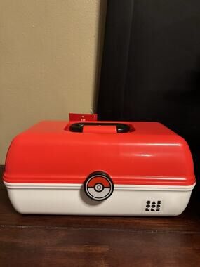 Pokémon x Target Caboodles Case Red/White